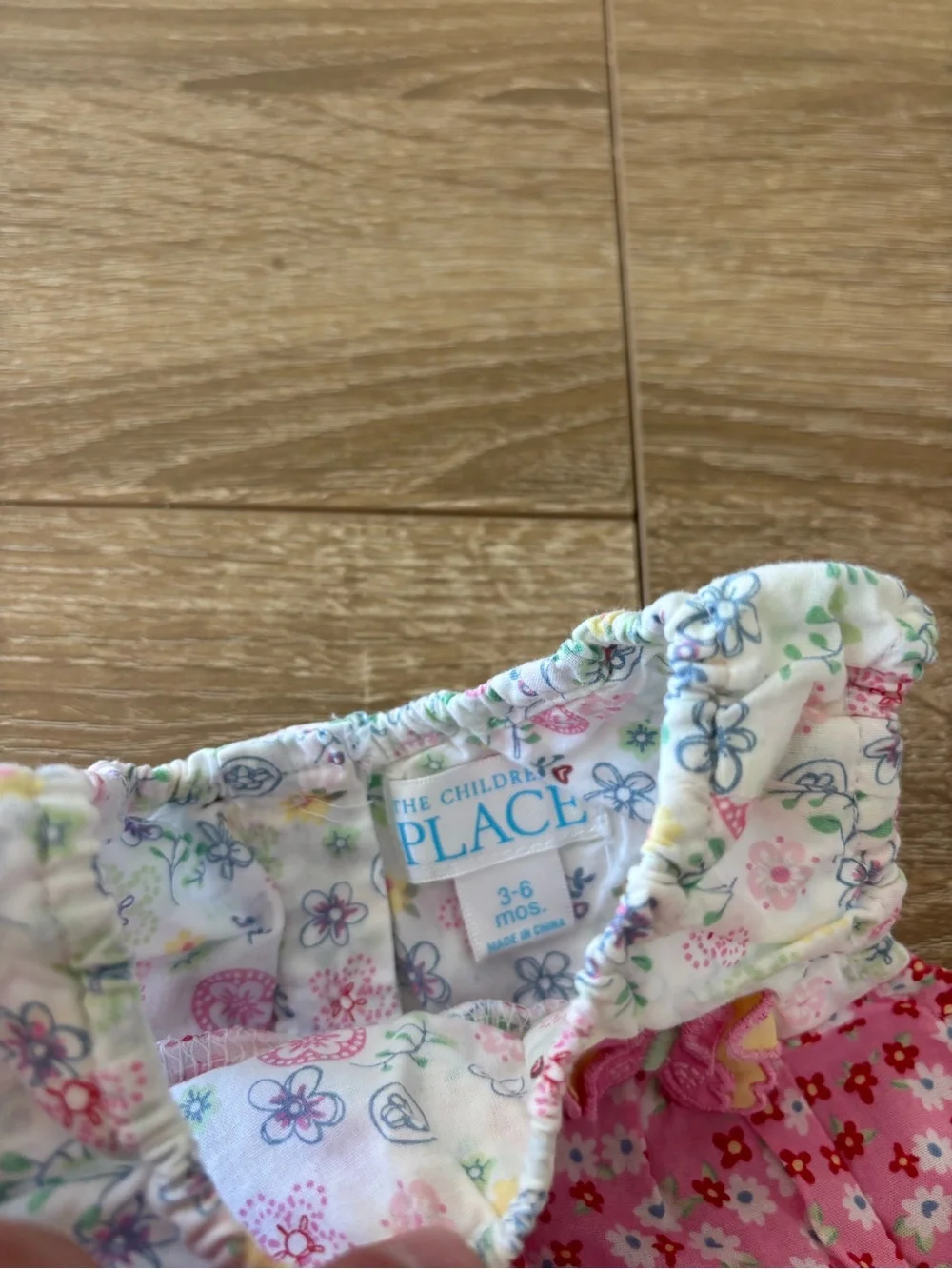 vintage the children’s place floral tiered dress and bloomers size 3-6 months